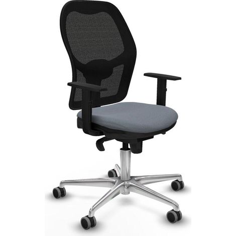 Piqueras y Crespo Silla Jorquera Chaise Bureau Gris Ergonomique