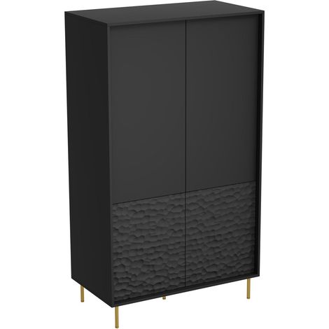 Armario Ciretre 106 , 185x90x53cm, Puertas de armario: Con bisagras, Número de estantes: 0 (1/3)