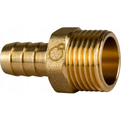 PUNTA DE MANGUERA 1/2X14MM MACHO LATÓN
