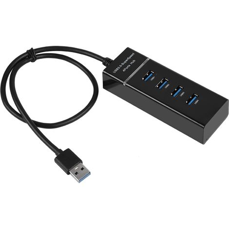 4-Port USB 3.0 Ladestation – 5 Gbit/s Schnelllade-Hub für Smartphones, Tablets, PCs und Windows (1/5)