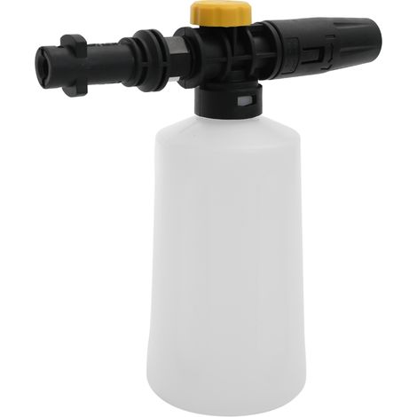 Lance à mousse de 750 ml pour nettoyeurs haute pression Karcher K2, K3, K4, K5, K6 et K7, avec buse de pulvérisation réglable. (1/5)
