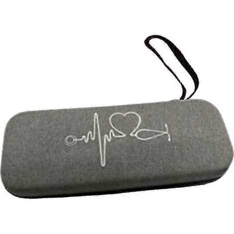 Étui de rangement pour stéthoscope, housse de protection, compartiment pour accessoires en EVA, organisateur léger, sac de transport pour stéthoscope-Gray (1/5)