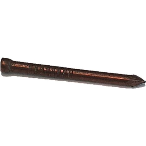 Scatola da 100 unità di chiodi in acciaio per battiscopa 1,5x30mm Fadix