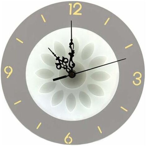 QORVA-LED Applique Murale Moderne Creative Design Lampe Murale Horloge Lampe de Chevet Éclairage Intérieur Décoration pour Salon, Chambre, Chambre Enfants, Bureau, Couloir, Escalier, Porche,D [Classe  (1/5)