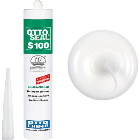 OTTOSEAL S100 Sanitär Silicon 310 ml Weiss