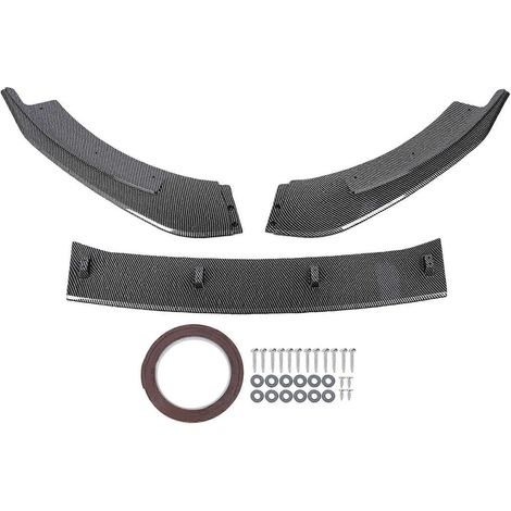 Pare-chocs Avant Spoiler Lèvre Diffuseur Protection Kit Carrosserie Compatible VW Golf 6 MK6 2008-2012 Style Sportif ABS (1/5)