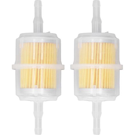 Set aus 2 Kraftstofffiltern, 120 mm lang, hohe Filterleistung, kompatibel mit den Generatoren 170F, 173F, 188F und 192F.