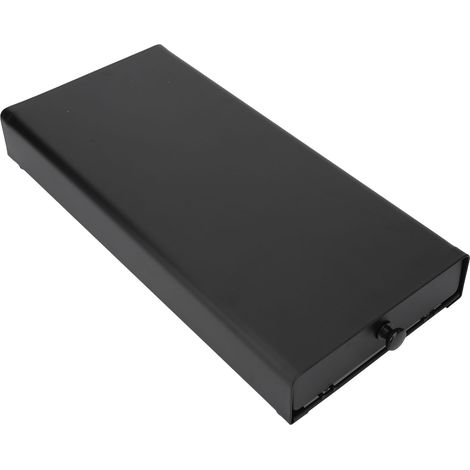 Boîte de rangement pour capsules de café, compacte et anti-poussière, pour un rangement optimal. Couleur : noir, 33,5 x 16 cm. (1/5)