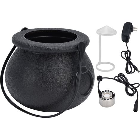 Atomiseur lumineux LED Halloween réglable couleur, pot lumineux brumeux pour fête bar maison AC 100-240V prise US