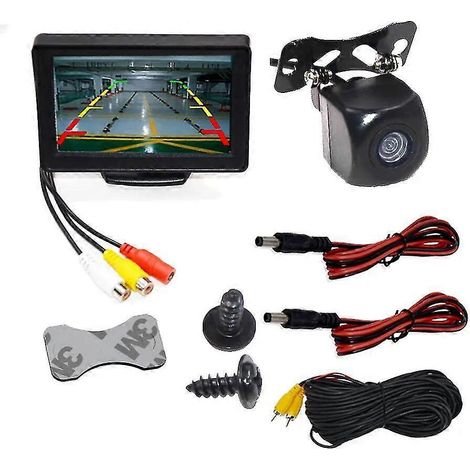 Rückfahrkamera mit Weitwinkel, 43-Zoll-TFT-LCD-Display oder AHD-Monitor, wasserdicht, Nachtsicht, Rückfahrkamera, Einparkhilfe – CVBS-NTSC (1/4)