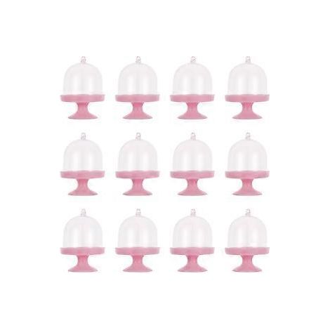 12 boîtes à goûter pour baby shower, petites boîtes cadeaux pour bonbons, gâteaux et biscuits