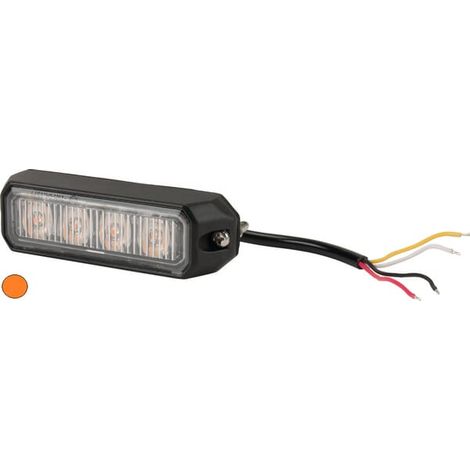 Blitzleuchte orange 4 LED UNIVERSAL 24V LA20013 12 (1/5)