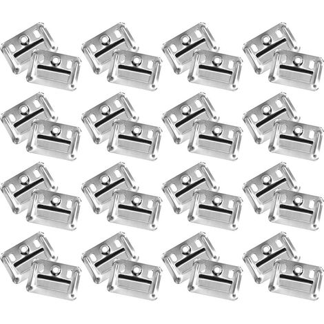 300 pinces murales intégrées en acier inoxydable (1/5)