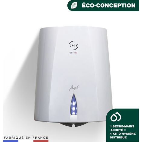 JVD - Sup'air Fresh : sèche-mains rapide, neutralise odeurs, éco-conçu. - Matériel professionnel