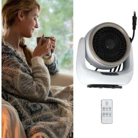 Fast-heating electric office heater, 1500W, cool and warm, dual-purpose, 3 speeds, for bathroom and bedroom