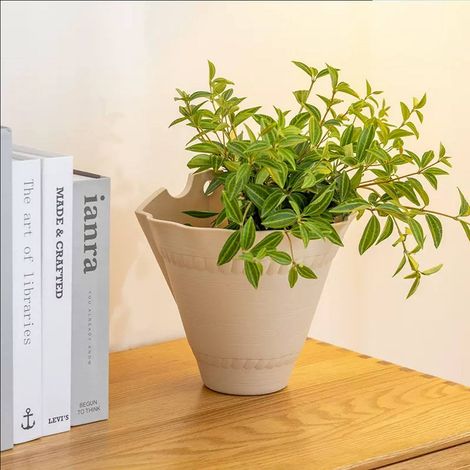 Pot Murale - Pot à Plantes Suspendu en Résine - Pour Balcon Jardin Intérieur Extérieur - 1 Pièce (1/4)