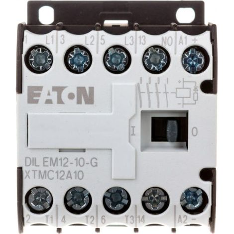 Contactor de potencia 12A 3P 24V CC 1Z 0R DILEM12-10-G(24VDC) 127132