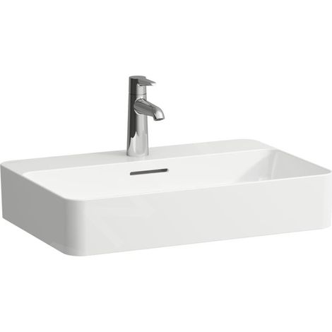 LAUFEN VAL vasque, 1 trou pour robinet, avec trop-plein, (1/3)