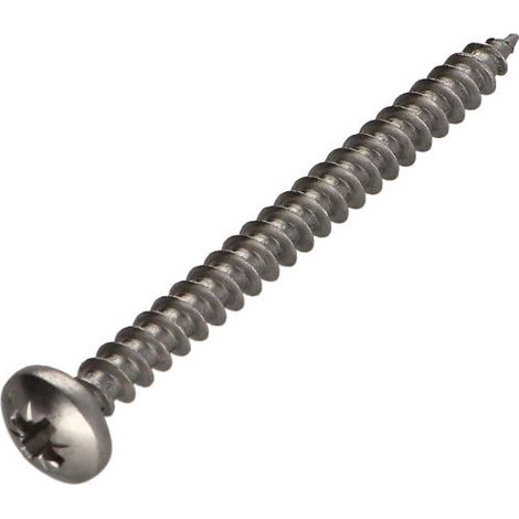 VBA Vis bois agglo Inox A2 Tête ronde TR Pozi 4X70-1 pièce