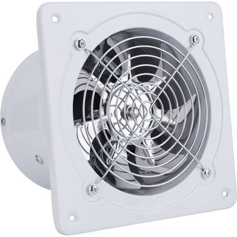 6-Zoll-Abluftventilator, leiser Wandventilator für Bad, Garage, Küche, 40 W, 220 V, 600 m³/h Luftdurchsatz, Weiß