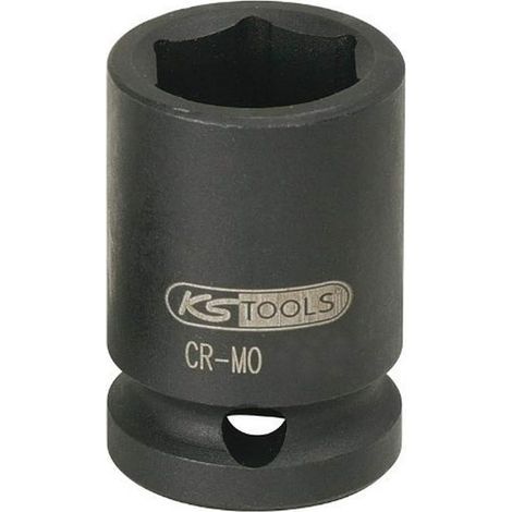 - Bussola a impatto - 6 punte - 1/2 pollice - Acciaio temprato - Per avvitatura meccanica - Grigio - 22 mm