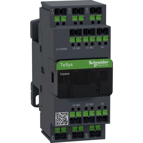 Schneider Electric SCHÜTZ 3P 9A 230V AC SNAPIN (LC1D09AP7) (1/2)