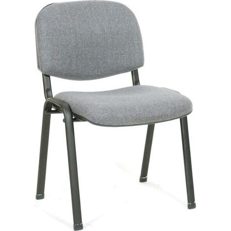 Poltrona fissa venere grigio per ufficio da attesa m0294-03 (1/2)