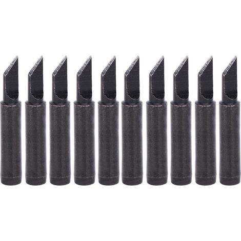 10 Pointes de fer à souder chauffage intérieur noir pour 936/937/938 série pièces 900MT1.5K (1/5)