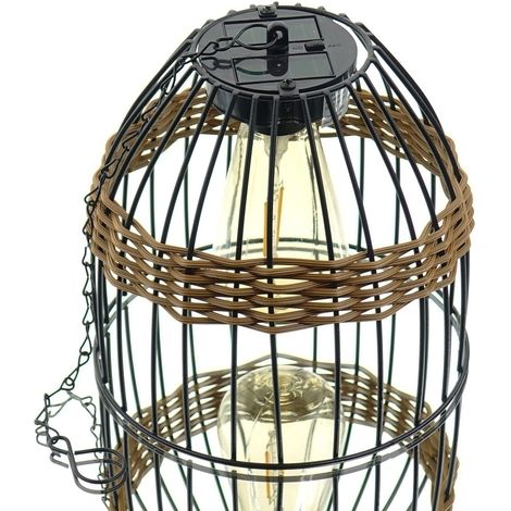 Kaemingk Solar Hängelampe Eisen Ø 18 cm - schwarz (1/3)