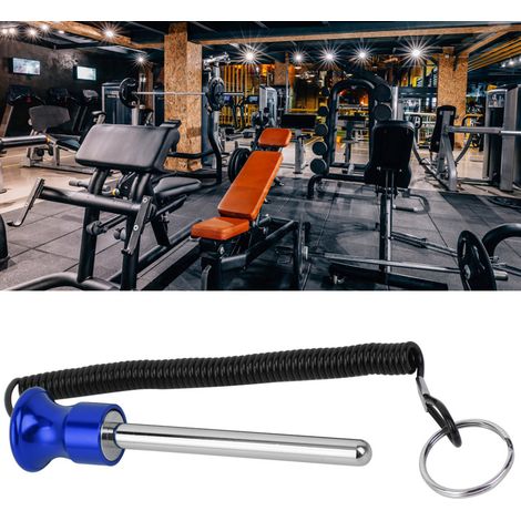 Pointe magnétique avec corde pour appareil de musculation et équipement d'entraînement bleu (1/5)