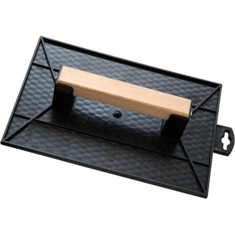 Taliaplast Llana Plástica Rectangular 27x18cm Negra