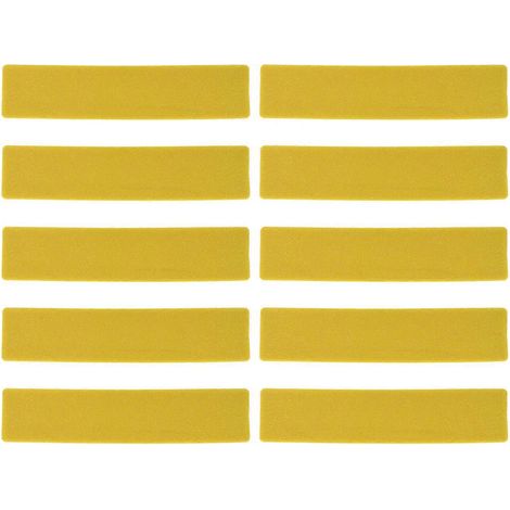 Kit de marquage de lignes de court 2024 - Marqueur de zone de tennis - Ligne de marquage polyvalente pour terrains de pickleball, tennis et basketball - Jaune (1/5)