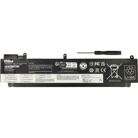 vhbw Akku Ersatz für Lenovo SB10F46474, SB10F464611 für Notebook (1000 mAh, 11,25 V, Li-Polymer) (1/5)