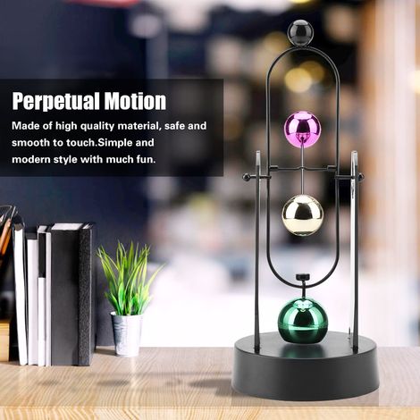 Dispositif électronique à secouer et à faire osciller, mouvement perpétuel, objet de décoration cinétique artisanale (1/5)