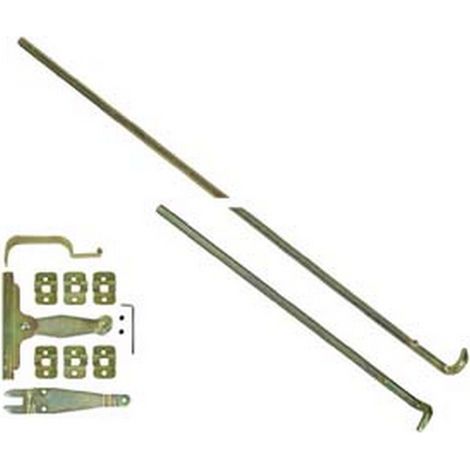 2PZ SPAGNOLETTE PER BALCONE COMPLETE IN KIT TROPICALIZZATE - cm.240 per balcone
