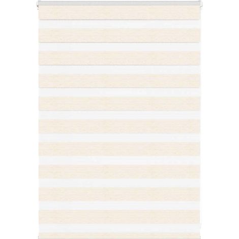 Doppelrollo Marmorbeige 110x100cm Stoffbreite 105,9 cm Polyester
