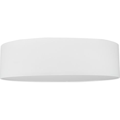 Plafonnier  Abat jours en Tissus Blanc Cylindre diam 48 cm  JOSEFINA (1/3)