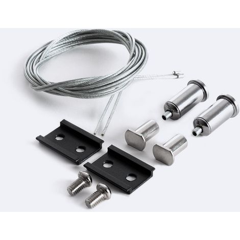 Kit Suspensión para Carril Magnético 25mm SuperSlim Suspensión 48V Acero (1/3)