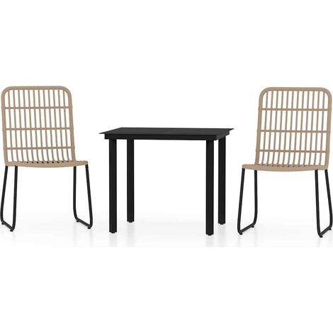 Maison Exclusive - Set Mobili da Pranzo da Giardino 3 pz Rovere (1/5)