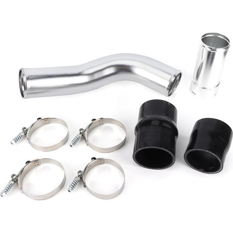 Tuyau de refroidisseur intermédiaire en aluminium, avec bottes en Silicone, boulons et pinces adaptés à Ford F-250 F-350 F-450 6.7 Powercourse 11-16