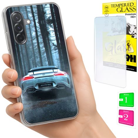 Custodia per Samsung Galaxy A36 / A56, cover fotografica, cover posteriore + vetro 9H (1/5)