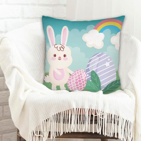 Housse de coussin décorative à la mode pour la maison rustique pour canapé lit salon chambre (1/5)