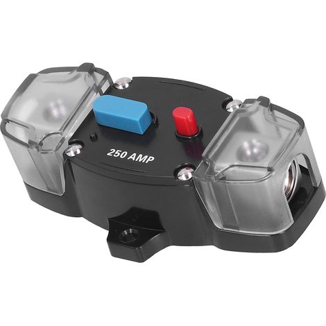 Disjoncteur automatique 250 A avec réarmement automatique et protection contre les surcharges pour camping-cars, voitures, bateaux et systèmes audio-vidéo (1/5)