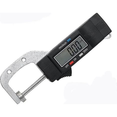 Jauge d'épaisseur numérique 0-25 4 mm, pied à coulisse LCD, outil de mesure d'épaisseur pour bijoux et cuir. (1/5)