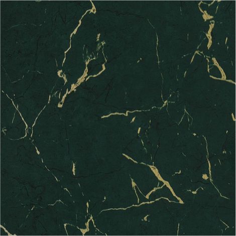 Graphic wallpaper wall Profhome 378555 non-woven wallpaper smooth design shiny green gold 5.33 m2 (57 ft2) (1/5)
