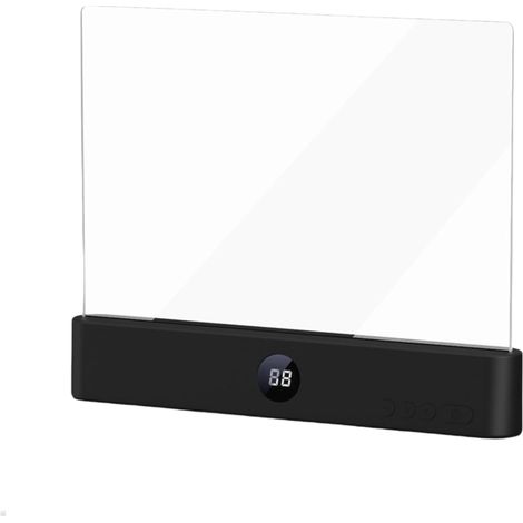 Lámpara de lectura LED plana y recargable, lámpara de lectura portátil para habitaciones de estudiantes, luz nocturna para residencias estudiantiles. (1/5)