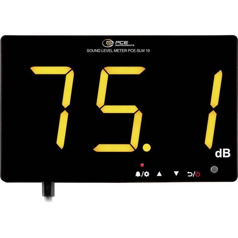 PCE Instruments Fonometro PCE-SLM 10 30 - 130 dB 31.5 Hz - 8.5 kHz USB (1/5)