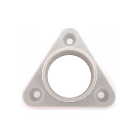 Gancio Supporto per Fissaggio da Parete in Armadio del Profilo Barra Alluminio BA6001 come Tubo Bastone Appendiabiti (1/4)