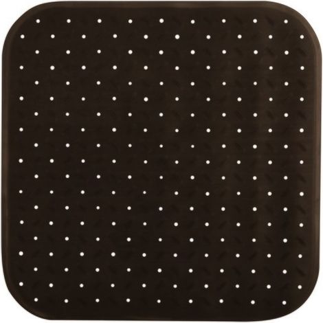 Alfombra de ducha antideslizante caucho reciclable CLASS 54x54cm Chocolate MSV