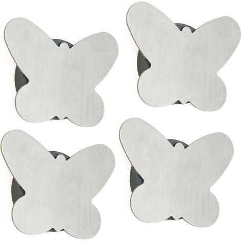 Venilia Pesi magnetici per tovaglia farfalla, porta tovaglie, clip per tovaglia, attacco per tovaglia, pesi per tovaglia, 4 pezzi, 54204 (1/3)